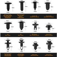 GOOACC 240PCS Bumper Retainer Clips Car Plastic Rivets Fasteners Push Retainer Kit Most Popular Sizes Auto Push Pin Rivets Set -Door Trim Panel Fender Clips for GM Ford Toyota Honda Chrysler