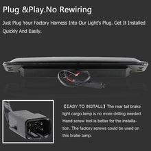 LED Third 3rd Brake Light for 99-07 Chevrolet (Chevy) Silverado GMC Sierra 1500 2500 3500 HD Classic Rear Cargo Lamp High Mount Stop light (Smoked)