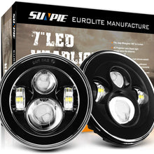 7" Round CREE LED Headlights for Jeep Wrangler JK TJ LJ CJ Rubicon Sahara Willys Hummer H1 H2