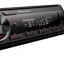 Pioneer MVH-S21BT Stereo Single DIN Bluetooth In-Dash USB MP3 Auxiliary AM/FM Android Smartphone Compatible Digital Media Car Stereo Receiver With Free ALPHASONIK Earbuds