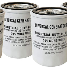 Universal Long Life Oil Filter Replacement for 070185E and 070185ES (Single Filter) Generator Parts