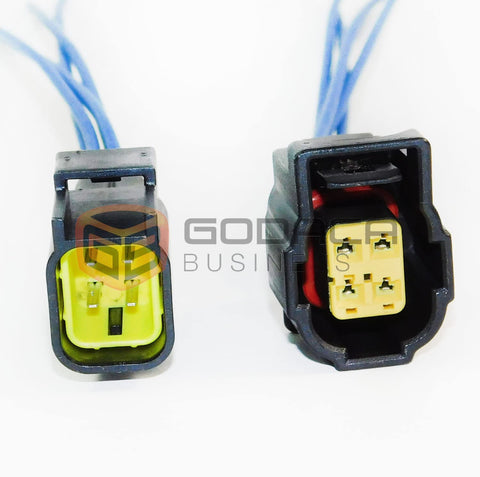 1x Female & Male Connector 4 pin for O2 Oxygen Sensor SG1849