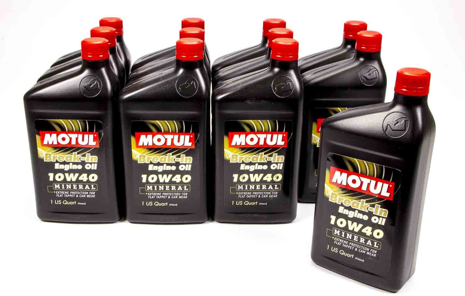 Motul 2810QTA-12 10W-40 Break-in Oil - 1 Quart Bottle, (Case of 12)