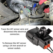 97381182 Intake Air Temperature ITA Sensor for 2006-2010 Chevrolet Silverado/GMC Sierra w/ 6.6L Duramax diesel