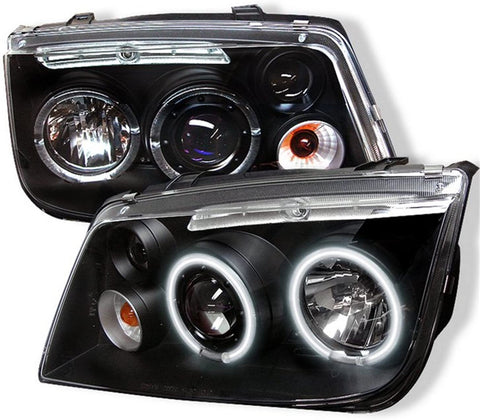 Spyder Auto PRO-YD-VJ99-CCFL-BK Volkswagen Jetta Black CCFL LED Projector Headlight