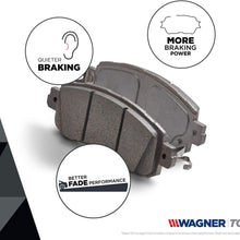 Wagner ThermoQuiet MX1294 Semi-Metallic Disc Pad Set, Front