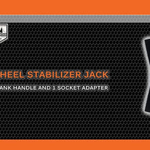 RV Camper wheel tire chock, 2 sets, for RV safety, levering system, Heavy Duty, stabilizer jack with crank handle x chock rv