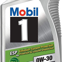 Mobil 1 121218 0W-30 ESP Motor Oil - 1 Quart (Pack of 6)
