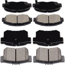 Brake Pads, ECCPP D465 D537 8pcs Ceramic Disc Brake Kits fit for 1997 1998 1999 Acura CL, 1991-1997 Honda Accord