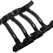 Jeep Roll Bar Grab Handle, Heavy Duty Grab Handle with Adjustable Straps Easy-to-fit Durable Jeep Wrangler Accessories for Jeep Wrangler YJ TJ JK JL Sports Sahara Freedom Rubicon X Unlimited 1995-2020