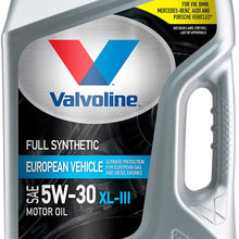 Valvoline European Vehicle Full Synthetic SAE 5W-30 Motor Oil 5 QT, Case of 3