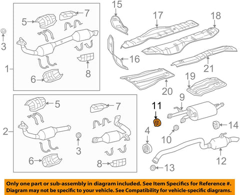 Genuine Toyota Parts - Support, Exhaust Pip (17565-0S011)