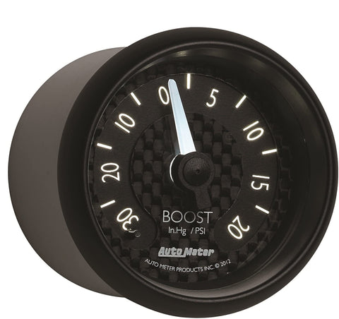 Auto Meter 8001 GT Series Mechanical Boost/Vacuum Gauge