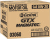 Castrol 03060 GTX MAGNATEC 0W-20 Full Synthetic Motor Oil, 5 Quart, 3 Pack