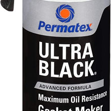 Permatex 82180 Ultra Black Maximum Oil Resistance RTV Silicone Gasket Maker, 3.35 oz. Tube