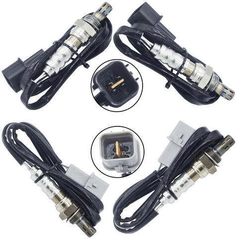 Guniang Oxygen Sensor O2 02 for Hyundai Santa Fe Kia Sorento 2003-2006 3.5L Upstream + Downstream 4PCS