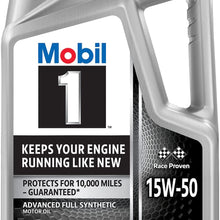 Mobil 1 High Mileage Full Synthetic Motor Oil 5W-30, 5 Quart