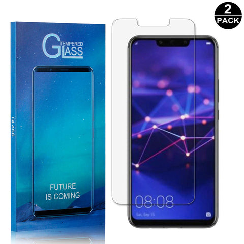 Huawei Mate 20 Lite Tempered Glass Screen Protector, UNEXTATI Premium Scratch Resistant Screen Protector, HD Clear Tempered Glass Film for Huawei Mate 20 Lite (2 Pack)