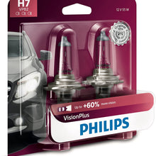Philips H7 CrystalVision Ultra Upgraded Bright White Headlight Bulb, 2 Pack