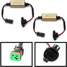iJDMTOY (2) 5202/2504 To Deutsch DT DTP Canbus Anti Flicker Resistor Canceller Decoders For LED Pod Driving Lights, LED Light Bar, LED Worklamps, etc