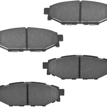 Front & Rear Premium Posi Ceramic Brake Pad Set for Subaru Band