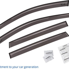 Goodyear Side Window Deflectors for Honda CR-V (CRV) 2017-2019 SUV, Tape-on Rain Guards, Window Visors, 4 Pieces - GY003123