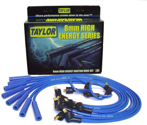 Taylor Cable-64652 HI-ENE CUST8CYL BLU, Blue