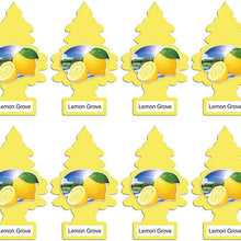 LITTLE TREES Car Air Freshener | Hanging Paper Tree for Home or Car | Lemon Grove | 12 Pack