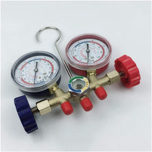 XIAOFANG Fangxia Store Air Conditioner Pressure Gauge Double Meter Car Home Fixed Inverter Pressure Metering of Refrigerant Filling (Color Name : Rose red)