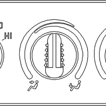 ACDelco 15-72692 GM Original Equipment Very Dark Gray Auxiliary Heating/Air Conditioning Control Panel