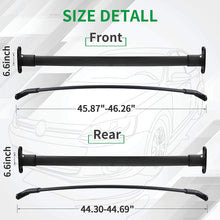 OTUAYAUTO Roof Rack Crossbars Replacement for 2016-2019 Ford Explorer, Luggage Racks Cross Bars, Black Matte Roof Racks