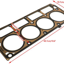 Head Gasket LS Engines 2 PCS 12589226 Replacement For Chevrolet Silverado 1500 4.8L 2005-2007 Cadillac CTS-V V8 5.7L 2004-2005 GMC Sierra 1500 V8 5.3L 2008-2013 12498544