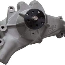 PRW 1445401 Performance Quotient As-Cast 5/8" Pilot Shaft High Flow Long-Style Aluminum Water Pump for Chevy BB Mark IV 1969-87