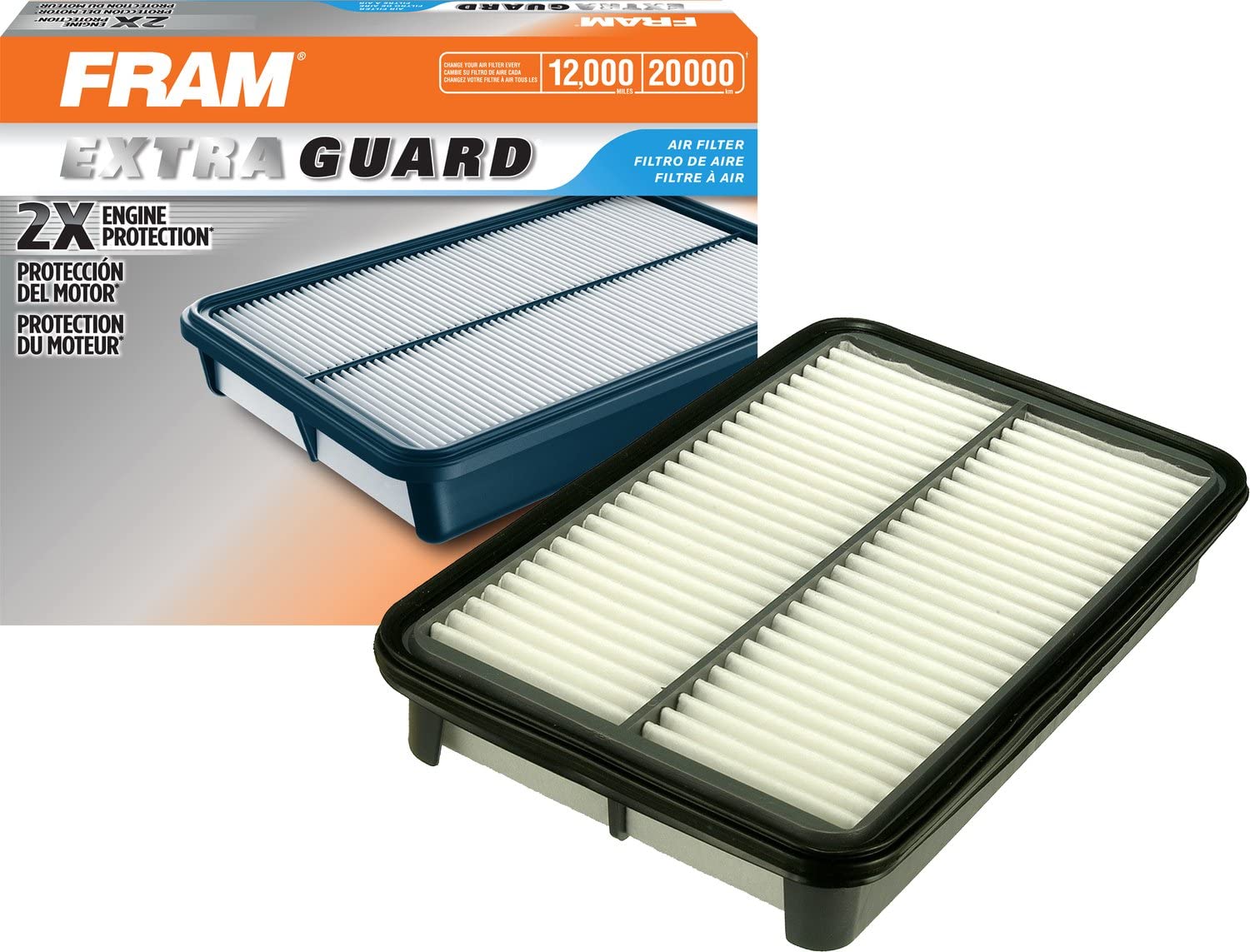 FRAM Extra Guard Air Filter, CA5466 for Select Chevrolet, Mazda and Toyota Vehicles