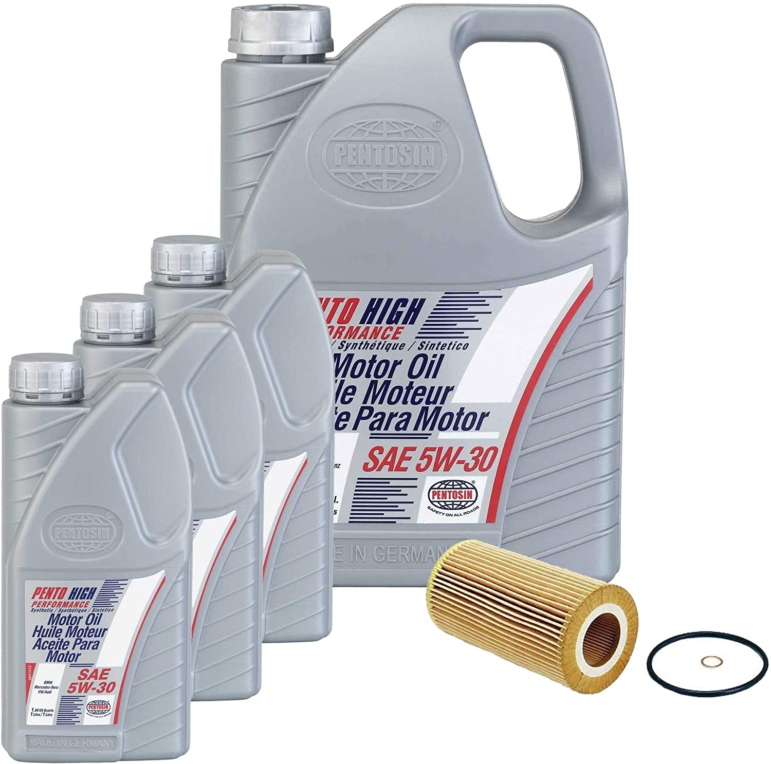 OEM SAE 5W-30 High Performance 8 Liter Oil Change Kit For BMW