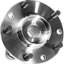 Front Wheel Hub and Bearing Assembly Compatible With Chevrolet S10 Blazer GMC Sonoma S15 Jimmy Syclone Typhoon Oldsmobile Bravada (4WD AWD 4X4 Models) AUQDD 513061 [5 Lug Hub]