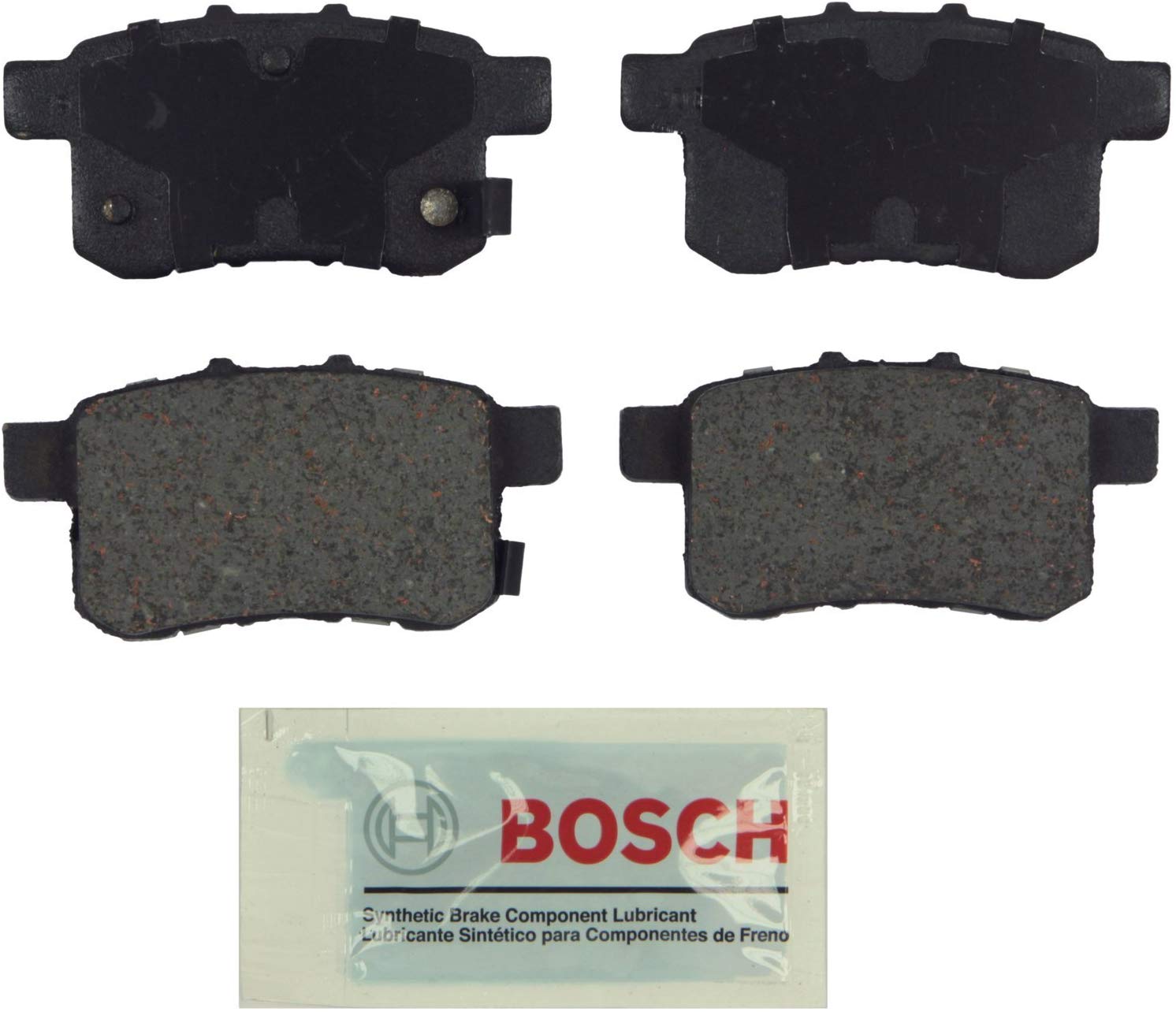 Bosch BE1336 Blue Disc Brake Pad Set for 2009-12 Acura TSX and 2008-10 Honda Accord - REAR