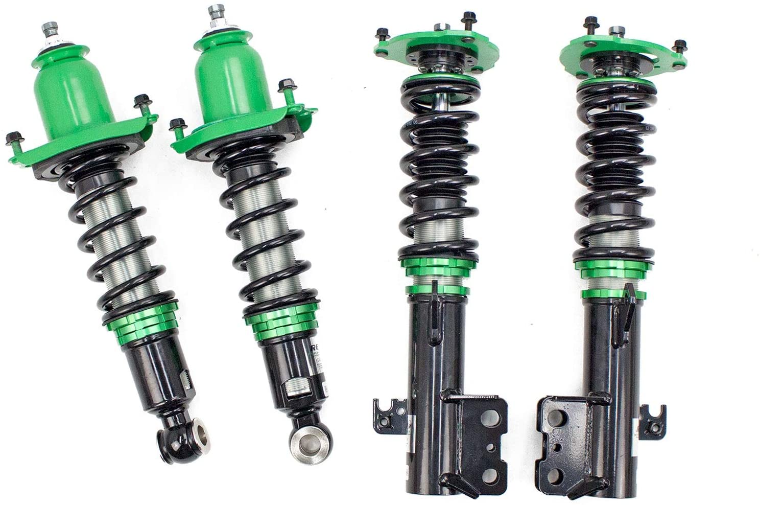 R9-HS2-064_3 compatible with Toyota Corolla Sedan (E170) 2014-19 Hyper-Street II Coilover Kit w/ 32-Way Damping Force Adjustment Lowering Kit by Rev9, 32 Damping Level Adjustment