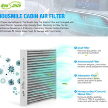 Housmile Premium Cabin Air Filter Up to 50% Longer Life Replacement for Fram CF10285 Compatible for Toyota