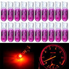 cciyu 20 Pack T5 17 86 206 Halogen Light Bulb Instrument Cluster Gauge Dash Lamp 12V (purple)