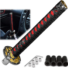 Samurai Sword Red Black Shift Knob Shifter Alloy Katana Adapters Universal 26cm
