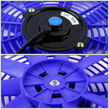 DNA Motoring RAF-12-RD+FMK-X2 2Pcs 12" Inch Electric Radiator Cooling Fan kit (Red)