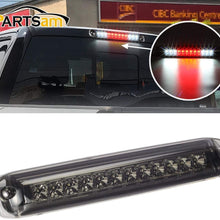 Partsam High Mount Stop Light 3rd Third Brake Light Replacement for Chevrolet Silverado/GMC Sierra 1999-2006 1500 2500 HD 3500 Center Mount Rear Top Cab Roof Cargo Lamp Chrome Housing Smoke Lens