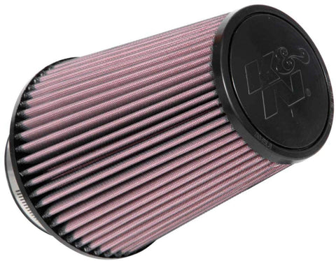 K&N Universal Clamp-On Air Filter: High Performance, Premium, Washable, Replacement Filter: Flange Diameter: 4 In, Filter Height: 8 In, Flange Length: 1.75 In, Shape: Round Tapered, RU-1027