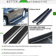 BETTER AUTOMOTIVE Running Boards Fit 2014-2020 Nissan Rogue Black Side Step Nerf Bars