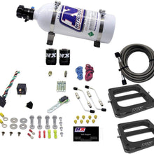Nitrous Express 30270-05 50-300 HP Dual/Dominator/Gasoline Conventional Stage 6 Plate System with 5 lbs. Bottle