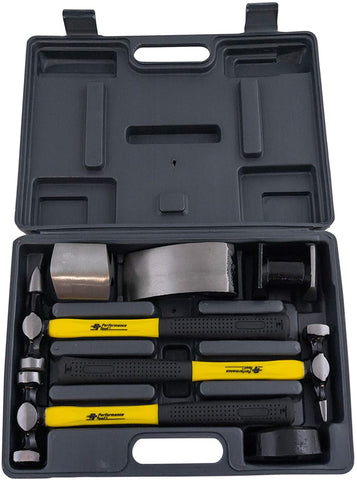 7 Piece Hammer & Dolly Set Auto Body Repair Kit New