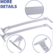 ACUMSTE Aluminum Car Top Luggage Roof Rack Cross Bar, Compatible for 2014-2019 Nissan Rogue Carrier Adjustable Frame