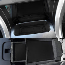 Auovo Anti-Dust Custom Fit Cup and Center Console Liner Accessories for Ford Fusion 2019 2020 2018 2017 Interior Door Compartment Liner Mats Inserts(Pack of 16) (Black,Upgrade)
