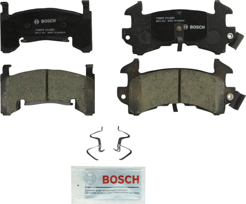 Bosch BC988 QuietCast Premium Ceramic Disc Brake Pad Set For 2003 Chevrolet S10 and 2003 GMC Sonoma; Front